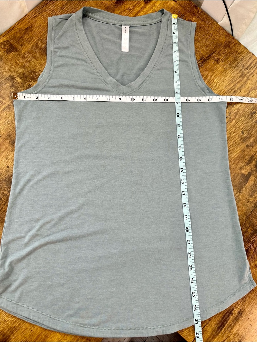 Athleta Essential V Neck Tank, Minimalistic Gray, Medium - Picture 11 of 13